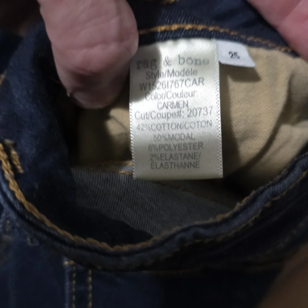 Rag & Bone Cate Mid-rise Ankle Skinny Size 25 - Picture 5 of 8